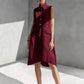 Women's Lapel-collar Sleeveless Casual Loose Cotton-linen Dress