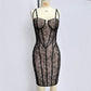 Women's Bandage Lace Sling Dress