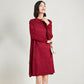 Robe élégante à broderie française