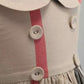 Robe d'été sans manches à double boutonnage pour enfants