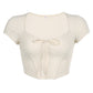 Short Exposed Navel Short-sleeved T-shirt For Women