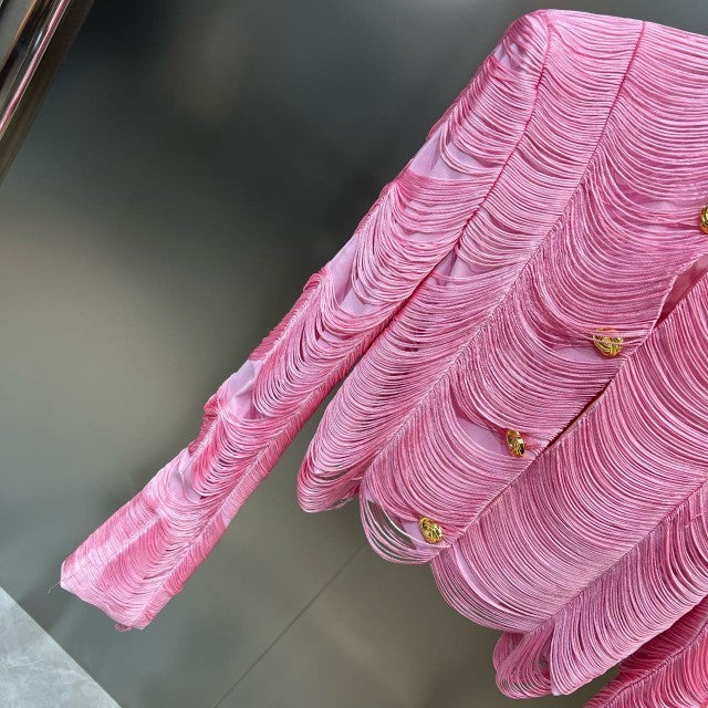 Ladies Fashion Stitching Three-dimensional Jacket Trend