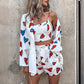 Ensemble haut et short imprimé mode femme