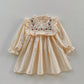 Jupe princesse à volants et manches longues pour fille, automne