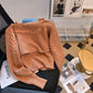 Women's Straight Neck Sweater Knitting Sling