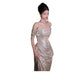 Women's Shiny Banquet Host Dress