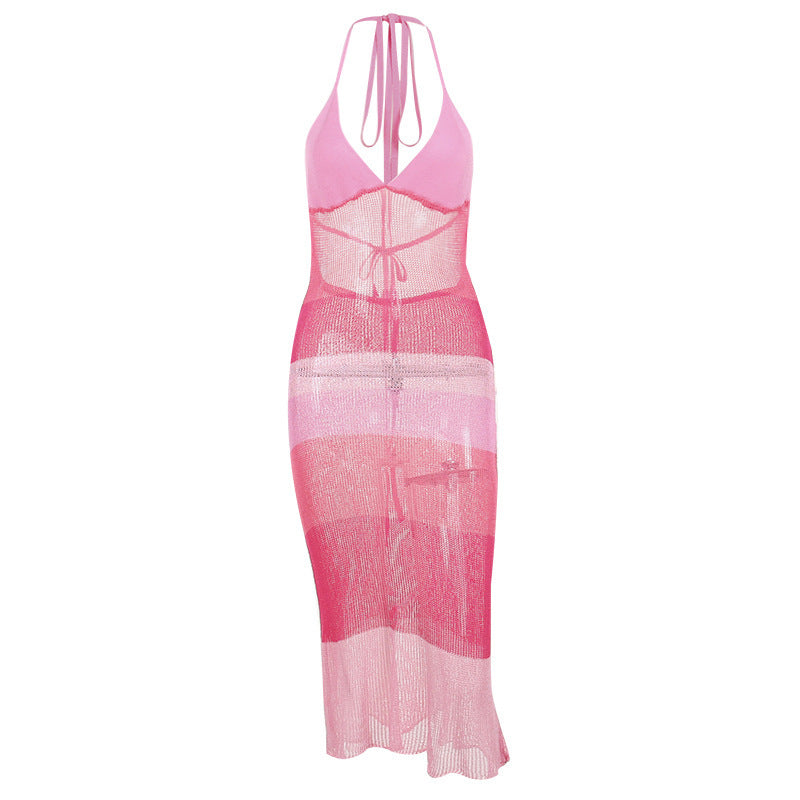 Women's Fashion Slim Fit V-neck Brace Dress