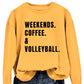 Women's Simple Round Neck Long Sleeve Loose Sweatshirt