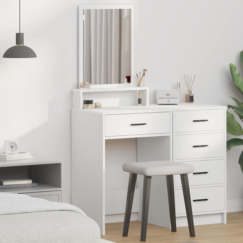 dressing table with drawers 50 x wood composite