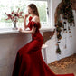 Robe de banquet en satin à la mode pour femme