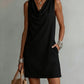 Fashionable Womens Off-shoulder Sleeveless Dress