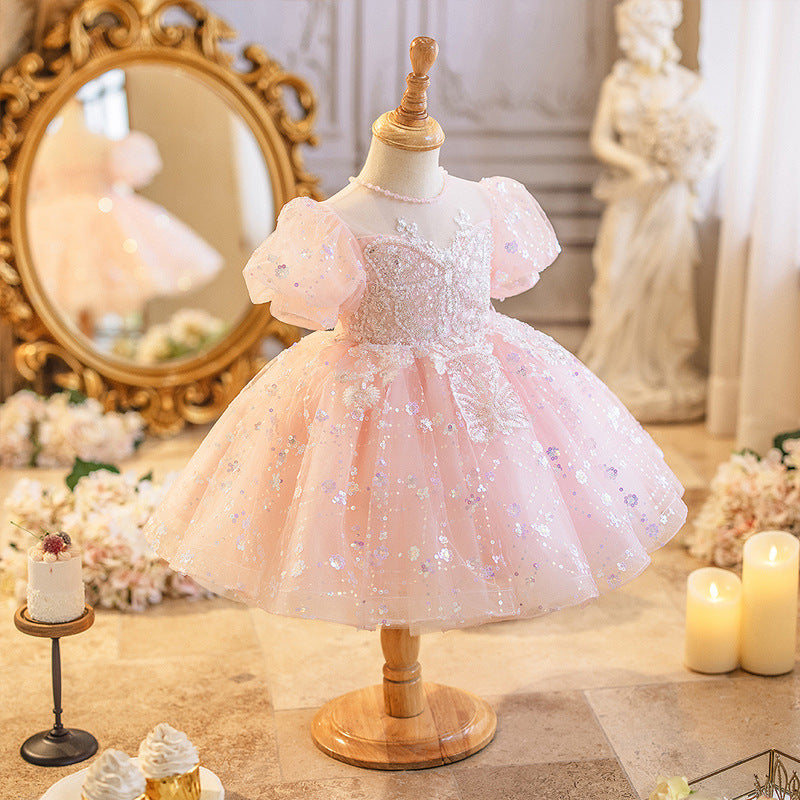 Romantic Sweetheart Style Dress Girl Princess Dress