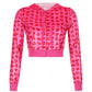 Velvet Love Printed Hooded Sweater Fashion Suit Women