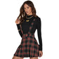 Strap High Waist Slim Dress One Step Skirt
