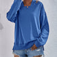 Women's Hoodie Sweatshirt Sports Casual Candy Color Long Sleeve Tops Clothes