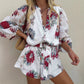 Elegant And Refined Linen Cardigan Shirt Jumpsuit