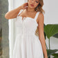 Robe trapèze à bretelles tendance pour femme