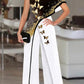 Wide Leg Pants With Fashionable Print Sideshow