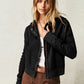 Women's Fashion Casual Patchwork Zipper Hooded Sweatshirt
