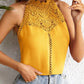 Fashion Hollowed-out Lace Gas Vest Top For Women