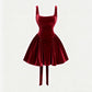 Elegant, Aristocratic Butterfly-print Slip Dress