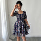 European And American Elegant Floral Cake Dress