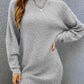 Solid Color Loose Long Sleeves Pullover Coat Sweater