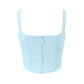 Solid Color Sleeveless Sleeveless Split Tube Top Dress Sling Top Suit