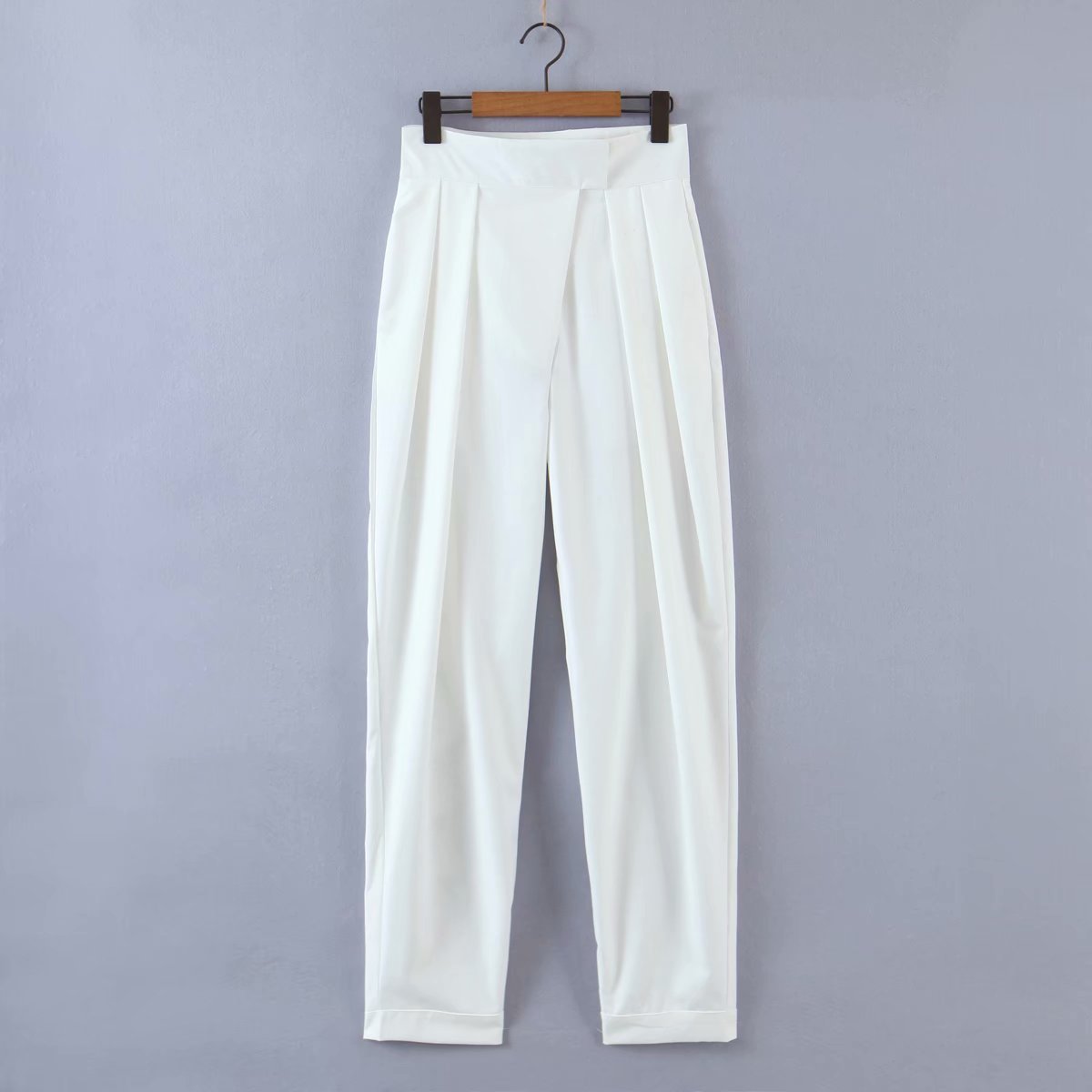 Pantalon slim droit décontracté pour femme