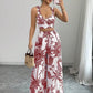 V-neck Strap Vest Loose Wide Leg Pants