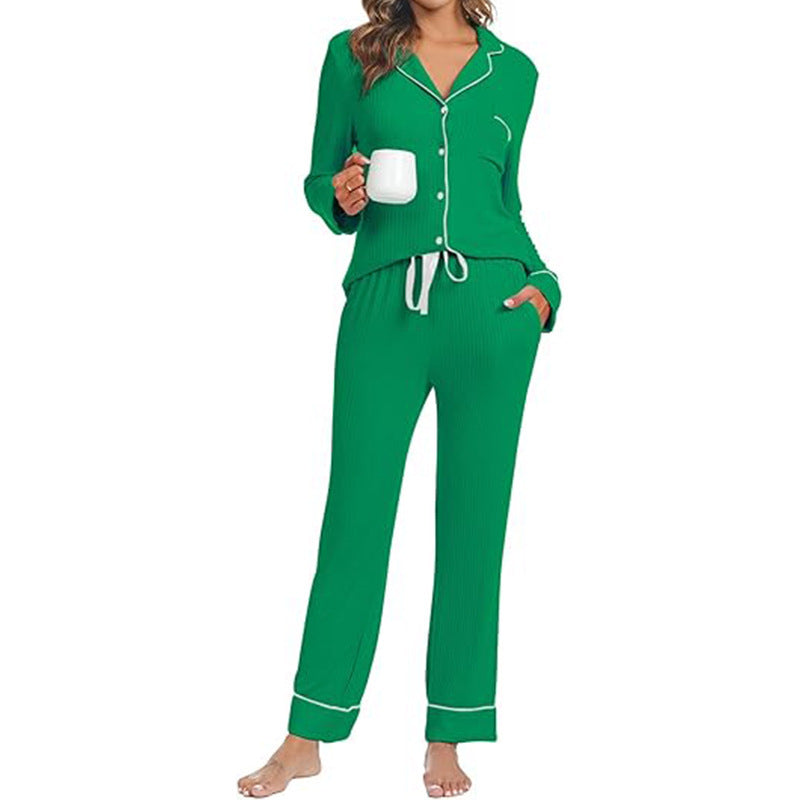 Buckle Soft High Waist Lace-up Straight-leg Pants Suit