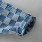 Combinaison à carreaux avec double poche et revers, pantalon à manches longues et salopette pour enfant