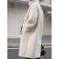 Lamb Wool Coat Thickened Korean Style Mid-length Cotton