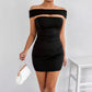 Off-the-shoulder Women's Slim-fit Skirt