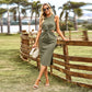 Summer Elegant Sleeveless Vest Hip Skirt