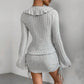 Women's Elegant Fashion Ruffled Slim-fit Suit
