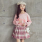 Pull en coton à manches longues pour filles, tenue d'automne pour enfants
