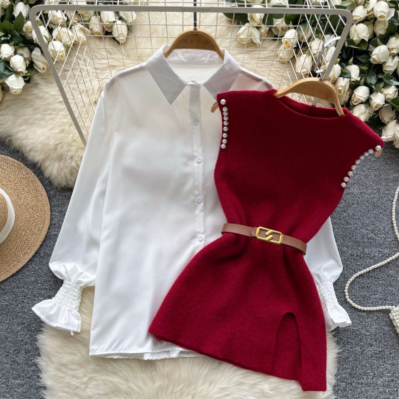 Two-piece Horn Anti-aging Fashion Vest