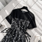 Women's Floral Dress Loose And Slim Down