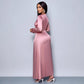 Womens Solid-Color Satin Fashionable And Elegant Dress