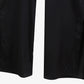 Silk Texture Belt Black Slim Jumpsuit