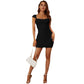 Girl Slim-fitting Strappy Fashionable Elegant Dress