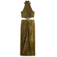 Women's Fashion Jewelry Embellished Open Design Dress