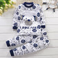 Ensemble pyjama bébé en coton d'automne