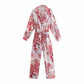 Spring And Summer New Casual Women's Printed Jumpsuit