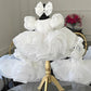 Bubble Sleeve Princess Dress Girls' Chiffon Skirt