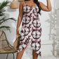 Plus Size Women's Non-positioning Printed One-piece Beach Dress