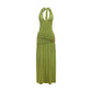 Women's Fashion Personality Slim Fit Fold Split Dress