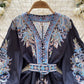 Light Luxury French Royal Style Printing Dress