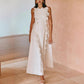 Lace Embroidery Strap Holiday Dress